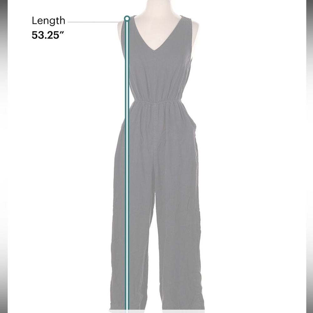 Universal Thread Open-Back Charcoal Jumpsuit Sz XS - image 2